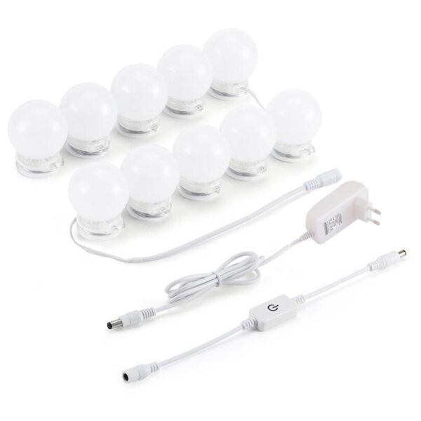 LED Vanity Mirror Lights Hollywood Style for Makeup Dressing Table